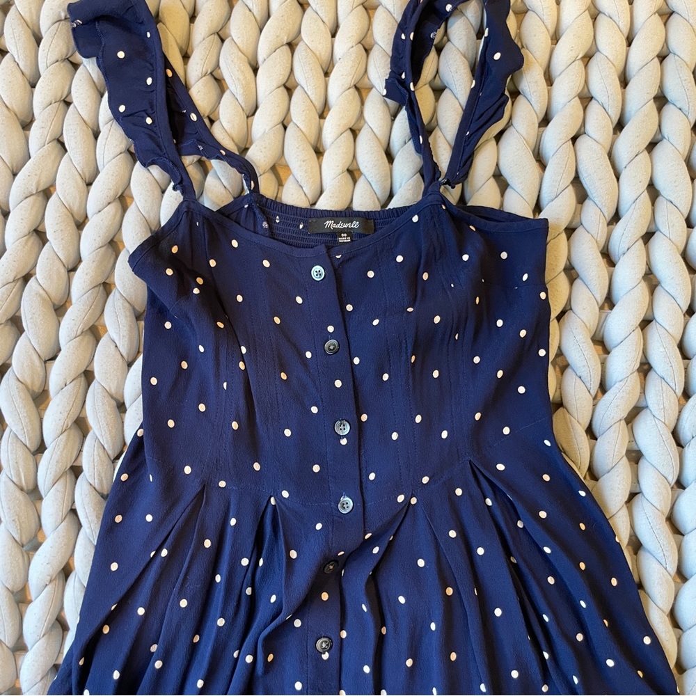 Polka dot shift dress